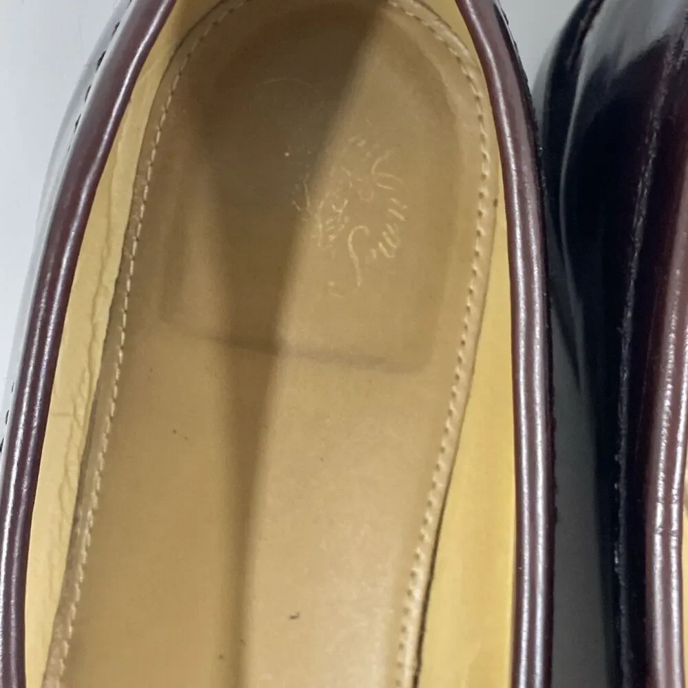 Vintage Cole Haan Pennyloafers Chestnut Brown‎ Leather 90s Preppy 10.5